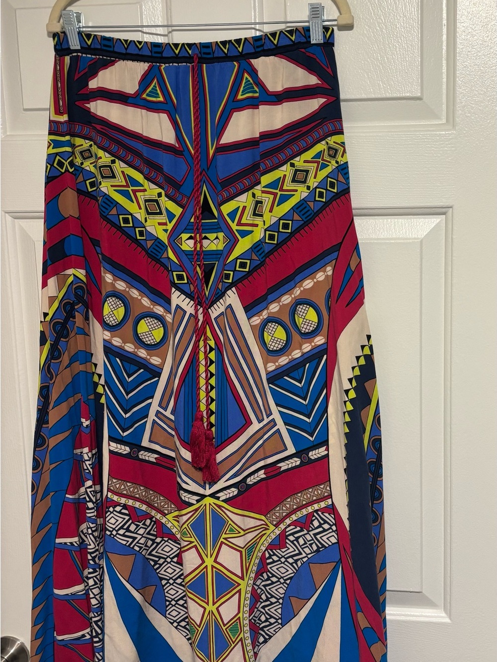 Flying Tomato Multicolor Geometric Maxi Skirt
